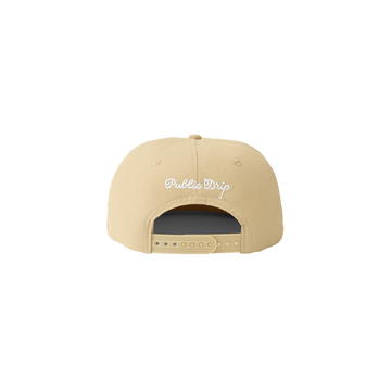 Public Drip "P" Script Nylon Snapback - Sand