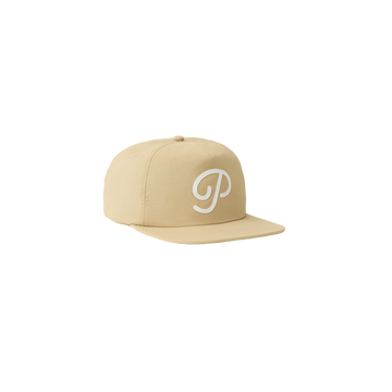 Public Drip "P" Script Nylon Snapback - Sand