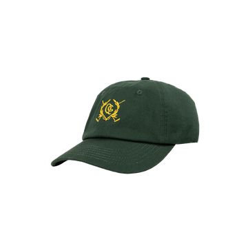 Quiet Golf Crest Dad Hat - Forest