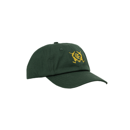 Quiet Golf Crest Dad Hat - Forest