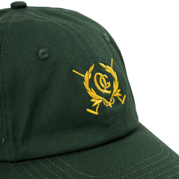 Quiet Golf Crest Dad Hat - Forest