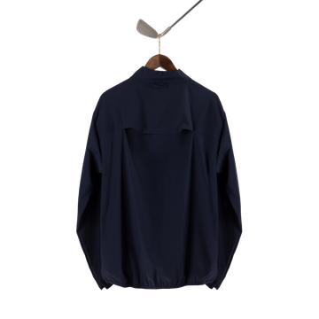 Quiet Golf Monogram Shell Pullover - Navy