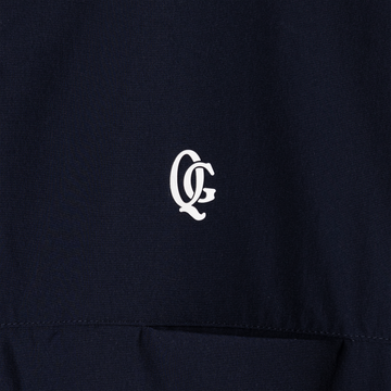 Quiet Golf Monogram Shell Pullover - Navy