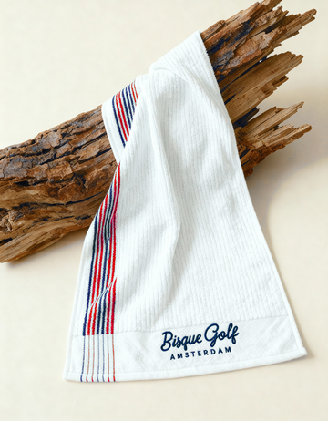Bisque Tour Towel - White/Red/Blue