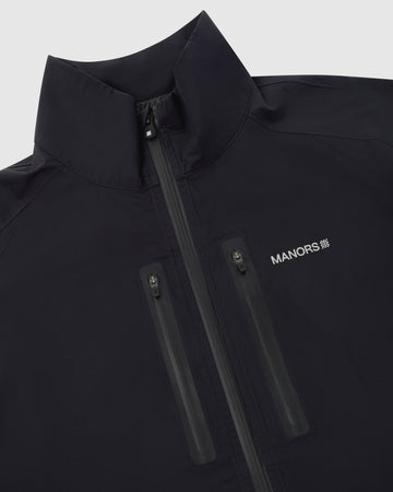 Manors Golf 2.5L Pertex® Waterproof Jacket - Black