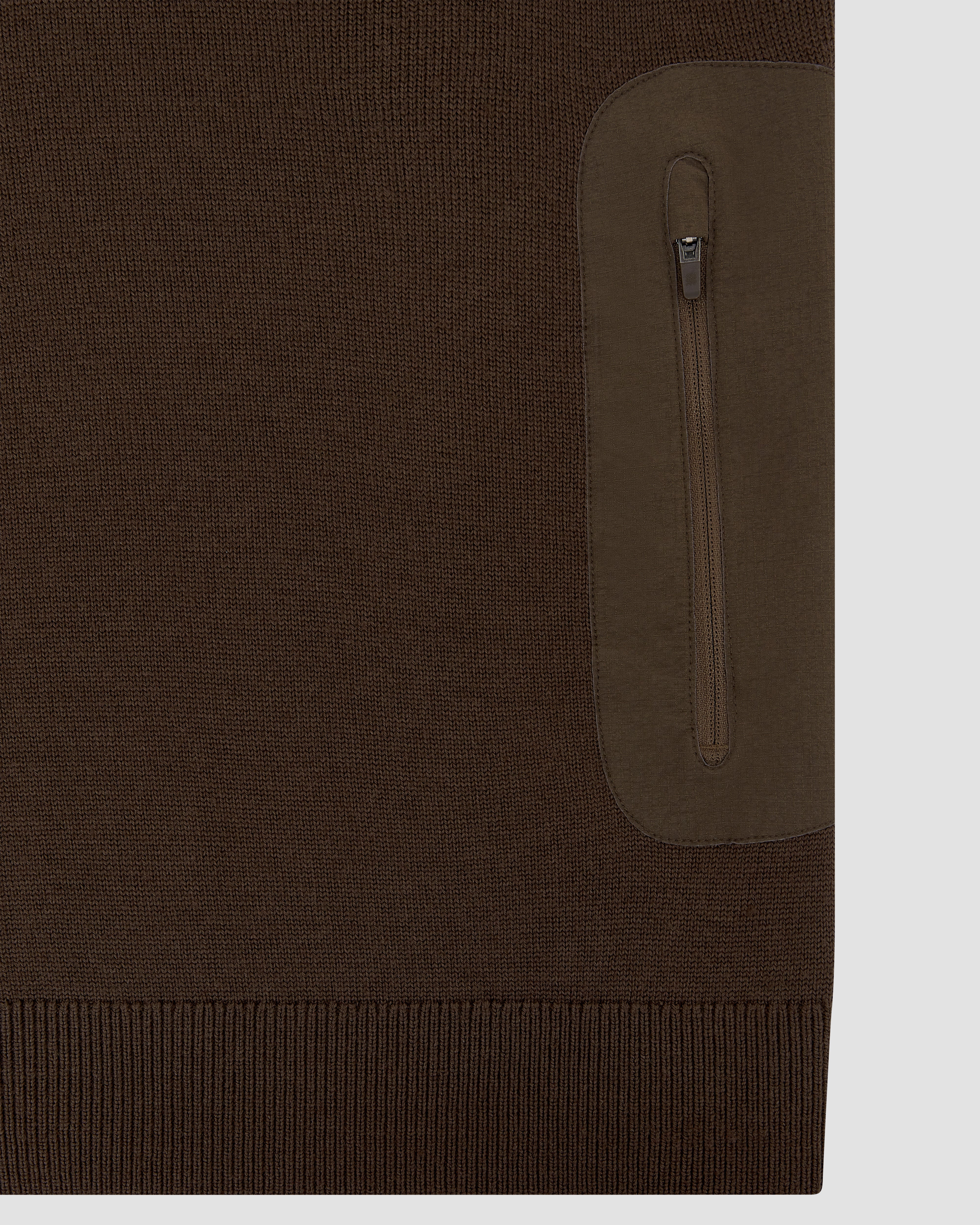 Manors Golf Merino Tech Vest - Hickory Brown – Bisque Golf