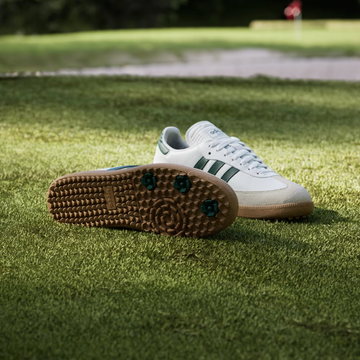 Adidas Samba Golf Shoes - Cloud White / Collegiate Green / Gum