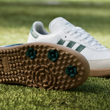 Adidas Samba Golf Shoes - Cloud White / Collegiate Green / Gum