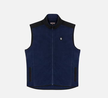 Quiet Golf Monogram Tech Vest Navy