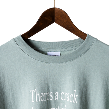 Students Golf T-Shirt 'There's A Crack' - Turquoise