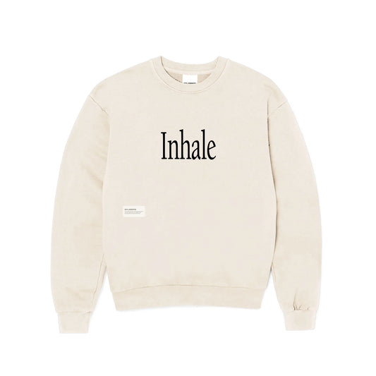 Students Golf Inhale Crewneck Sweater Nude