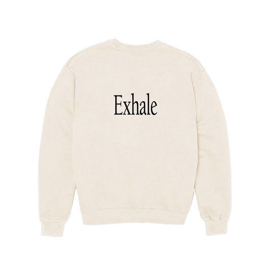 Students Golf Inhale Crewneck Sweater Nude