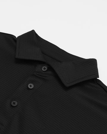 Students Course Studies Librarian S/S Polo - Black