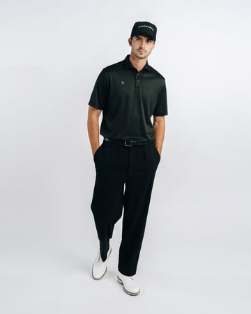 Students Course Studies Librarian S/S Polo - Black