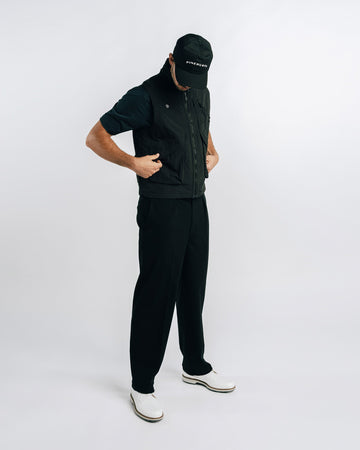 Students Reggie Nylon Trail Vest - Black