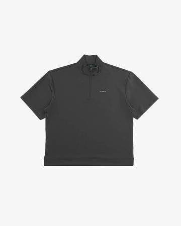 Students Course Studies Caddie S/S Qzip - Black