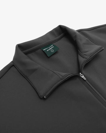 Students Course Studies Caddie S/S Qzip - Black