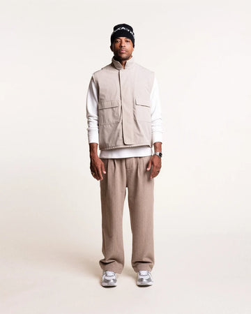 Students Cashmore Vest - Tan