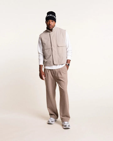Students Cashmore Vest - Tan