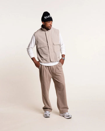 Students Cashmore Vest - Tan
