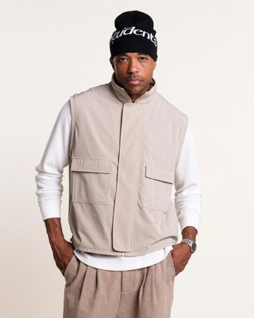 Students Cashmore Vest - Tan