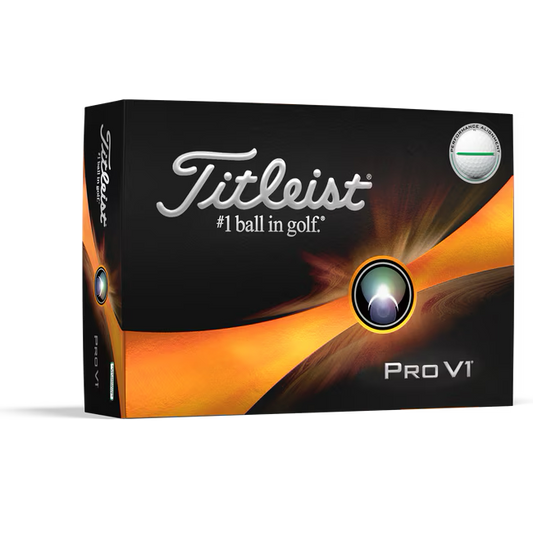 Titleist Pro V1 - 3 balls - Performance Alignment Green Line