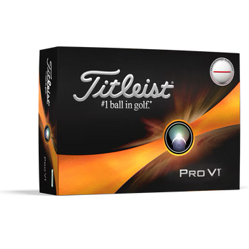 Titleist Pro V1 - 3 balls - Performance Alignment Red Line