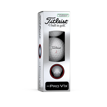 Titleist Pro V1x - 3 balls - Left Dash - Performance Alignment Green Line