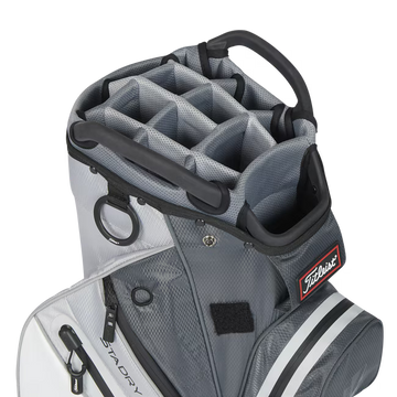 Titleist Cart 14 STADRY Golf Bag - Charcoal/ Grey/ White
