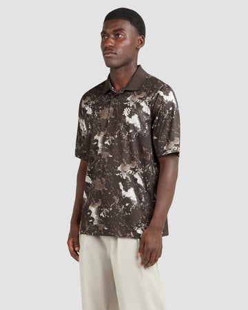 Manors Golf Woodland Course Polo - Camo