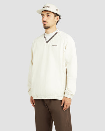 Manors Golf Crosswind Cordura® V-Neck - Ivory