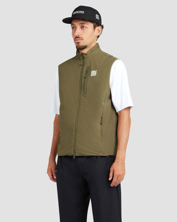 Manors Insulated Course Gilet 2.0 - Dark Olive