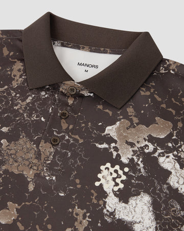 Manors Golf Woodland Course Polo - Camo