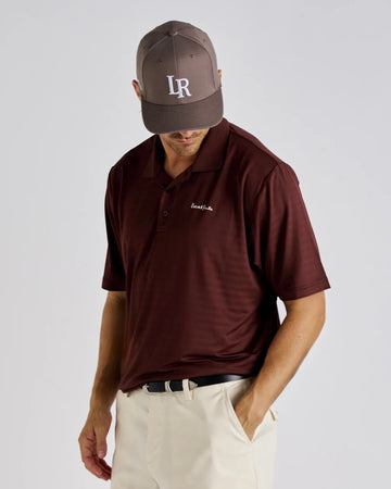 Local Rule Tech Polo Dark Red