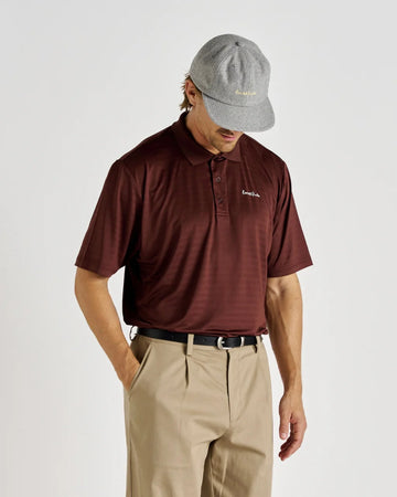 Local Rule Tech Polo Dark Red