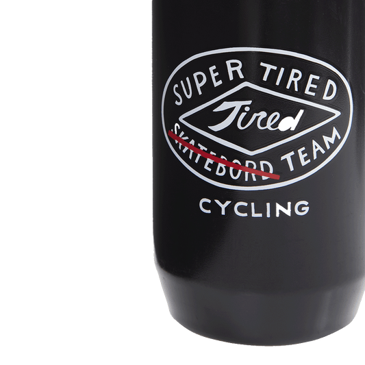 Tired Cycling Team Bidon Black