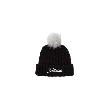 Titleist Cable Knit Pom Beanie