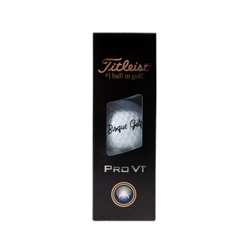 Titleist Pro V1 2025 with Bisque Golf - 3 balls - (High numbers 5, 6, 7, 8)