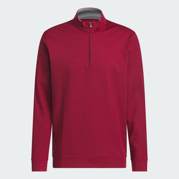 adidas Golf Ultimate 365 Classic Q-Zip Sweatshirt - Burgundy