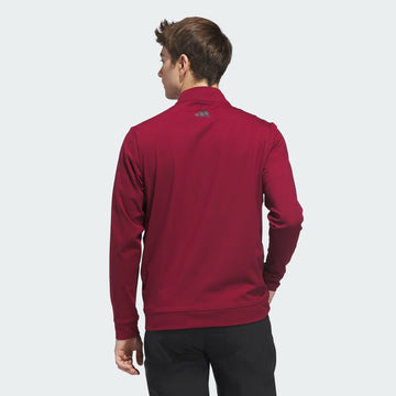 adidas Golf Ultimate 365 Classic Q-Zip Sweatshirt - Burgundy