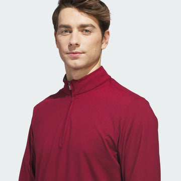 adidas Golf Ultimate 365 Classic Q-Zip Sweatshirt - Burgundy