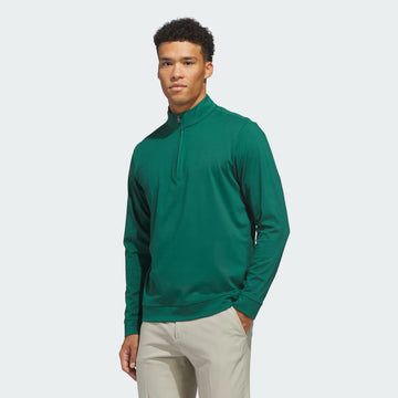 adidas Golf Ultimate 365 Classic Q-Zip Sweatshirt - Green