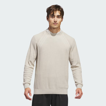 adidas Golf Tour Knit Crew Neck - Beige