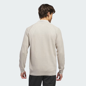 adidas Golf Tour Knit Crew Neck - Beige