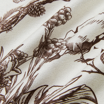 Head Golf Small Golf Towel - Brown Botanical