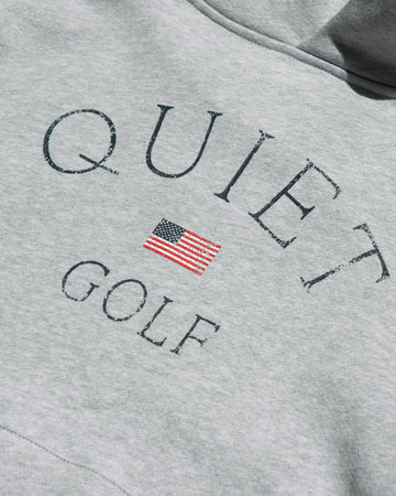 Quiet Golf USA Hoodie - Ash