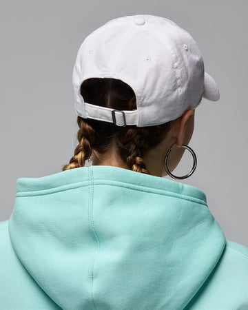 Jordan Club Unstructured Curved-Bill Hat - White
