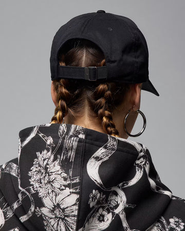 Jordan Club Unstructured Curved-Bill Hat - Black