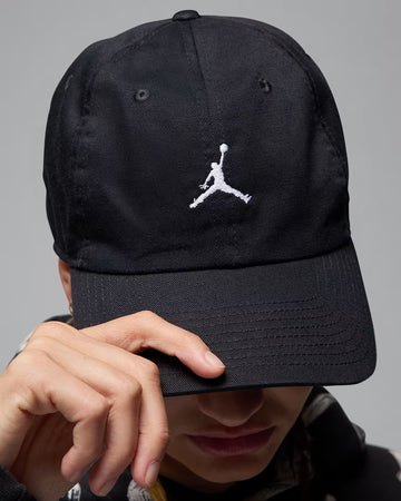 Jordan Club Unstructured Curved-Bill Hat - Black