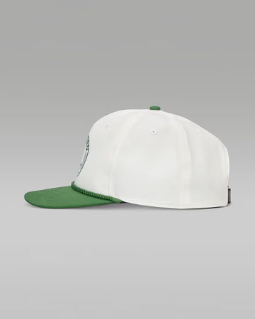 Jordan Pro Structured Dri-FIT Flat-Brim Golf Hat - White/Green